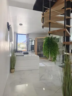Plan de l'établissement Le Triplex Romantique Balneo duo et Sauna