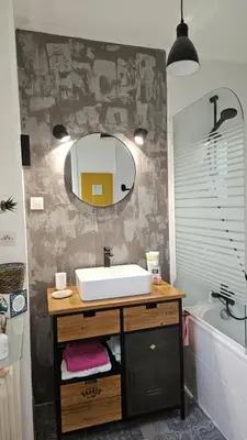 Salle de bains dans l'établissement Bienvenue chez Didier et Domi
