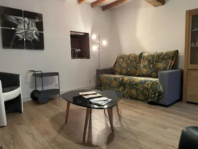 Coin salon dans l'établissement Évasion à Hainneville