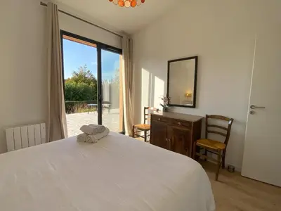 Un ou plusieurs lits dans un hébergement de l'établissement Villa La Foliotte