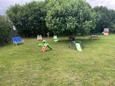 Jardin de l'établissement Chez colette