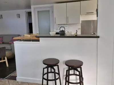 Cuisine ou kitchenette dans l'établissement Albizia