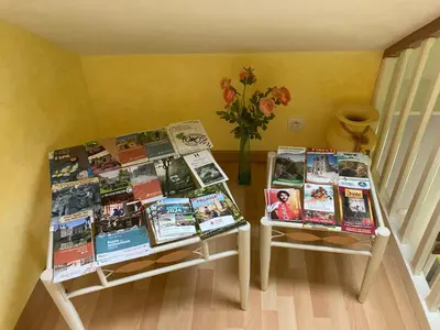 Bibliothèque dans le B&B/chambre d'hôtes