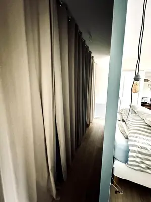 Un ou plusieurs lits dans un hébergement de l'établissement Charming beach house, Les Embruns