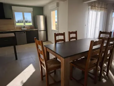 Cuisine ou kitchenette dans l'établissement Le St Germin'ay