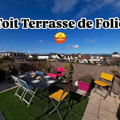 Sur les toits de St Aubin - La Mer