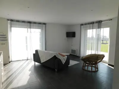 Télévision ou salle de divertissement dans l'établissement Gite dans la Baie du Mont Saint Michel