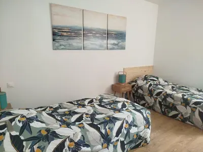 Un ou plusieurs lits dans un hébergement de l'établissement Au refuge de la baie