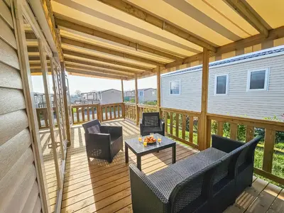 Balcon ou terrasse dans l'établissement Nature & Sérénité
