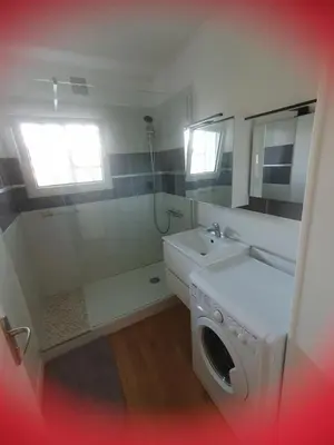 Salle de bains dans l'établissement Le nouveau monde
