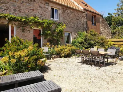 Jardin de l'établissement Le chambre du Clos Giot