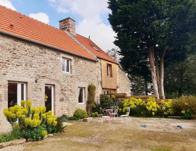 Jardin de l'établissement Le chambre du Clos Giot