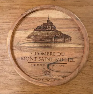 Plan de l'établissement A l'ombre du Mont Saint Michel - Bed & Breakfast, Chambres d'hôtes