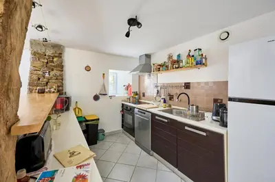 Cuisine ou kitchenette dans l'établissement Au Pré des Dunes - A 4 km de la plage