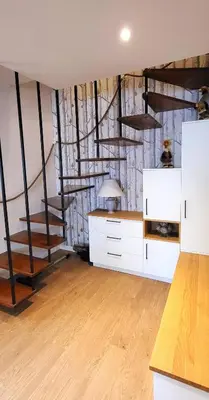 Cuisine ou kitchenette dans l'établissement Le Cosy Home