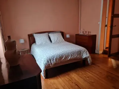 Un ou plusieurs lits dans un hébergement de l'établissement Gîte Ouillypontain