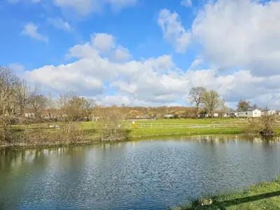 Paysage naturel près de le camping