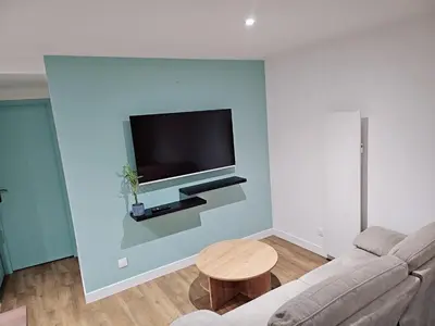 Télévision ou salle de divertissement dans l'établissement Appartement Djo&Juh2