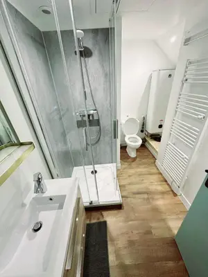 Salle de bains dans l'établissement Appartement Djo&Juh2