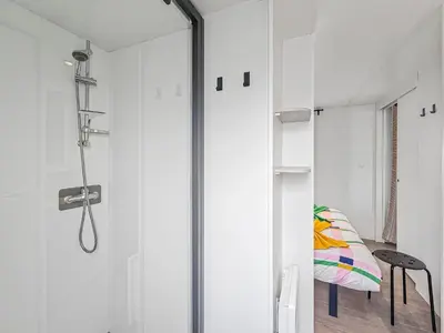Salle de bains dans l'établissement Le Nocia