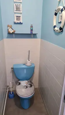Salle de bains dans l'établissement Le relais de Noron