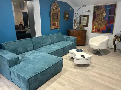 Coin salon dans l'établissement Appartement d'exception centre ville Gavray