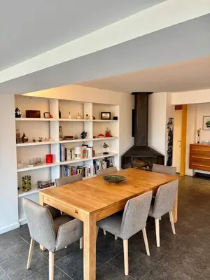 Cuisine ou kitchenette dans l'établissement Maison - Les Embruns - Vue mer