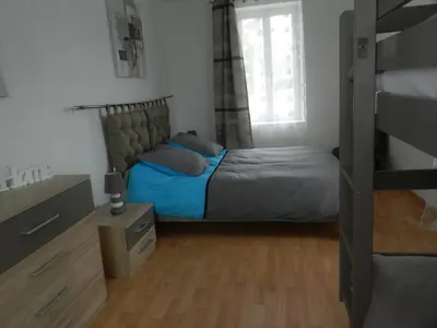 Un ou plusieurs lits dans un hébergement de l'établissement Gîte Utah