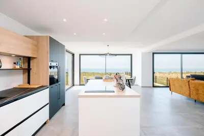 Cuisine ou kitchenette dans l'établissement Villa Bellevue