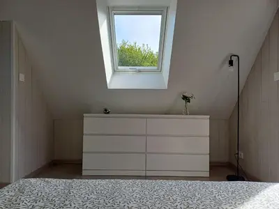 Plan de l'établissement 4 minutes from Sainte-Mère-Église - Independent apartment on first floor of big house with garden and heated pool opened if weather is ok