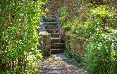 Jardin de l'établissement Aut Longère Vue Campagne