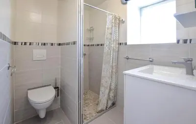 Salle de bains dans l'établissement Pet Friendly Apartment