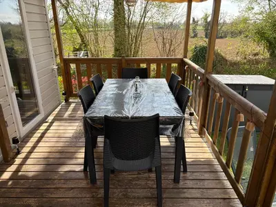 Balcon ou terrasse dans l'établissement Home Sweet Home Domaine du Litteau