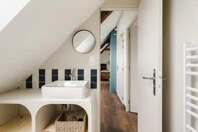 Plan de l'établissement La Mer - Appartement calme et douillet à 5km du Mont St Miche - Wifi - Netflix