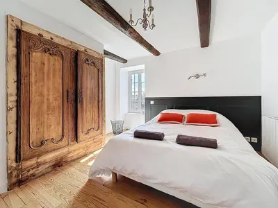 Un ou plusieurs lits dans un hébergement de l'établissement Bienvenue au Gîte Cassa