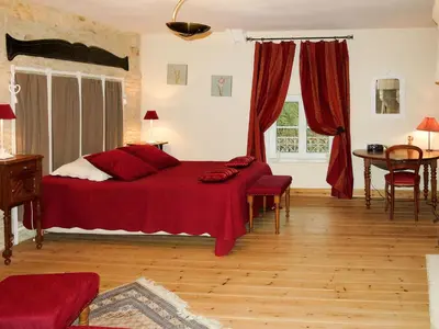 Un ou plusieurs lits dans un hébergement de l'établissement Holiday Home Gîte de l'Epine by Interhome
