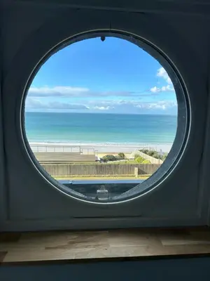 Vue générale sur la mer ou vue sur la mer prise depuis le B&B/chambre d'hôtes