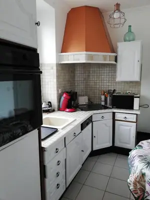Cuisine ou kitchenette dans l'établissement La Marine - la vigie ou la cale