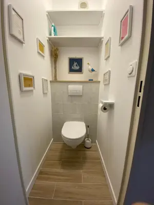 Salle de bains dans l'établissement Le Coeur du Port Guillaume 4 pers