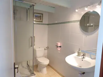 Salle de bains dans l'établissement Le Rayon de Soleil