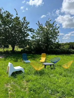 Jardin de l'établissement Gite Mont Saint Michel Chez Pépé Lucien