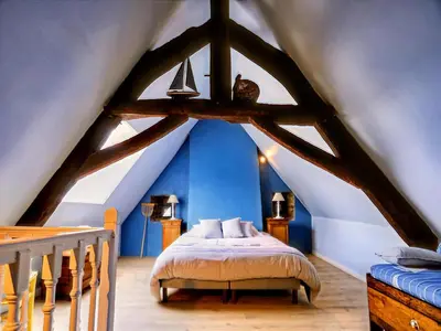 Un ou plusieurs lits dans un hébergement de l'établissement Montaigu Countryside Stay