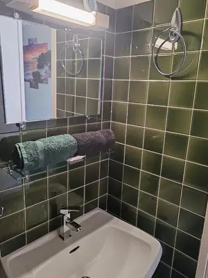 Salle de bains dans l'établissement L'Etape