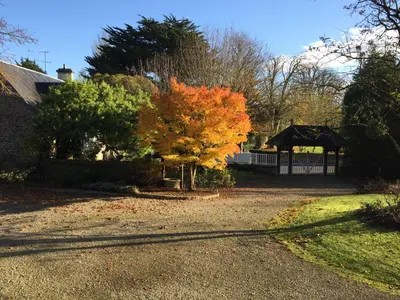 Jardin de l'établissement Le Clos des Pommiers gîte