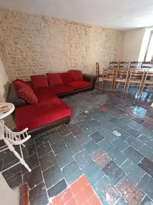 Coin salon dans l'établissement chambre pour 2