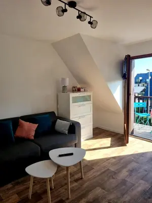 Coin salon dans l'établissement Studio à côté de la thalasso