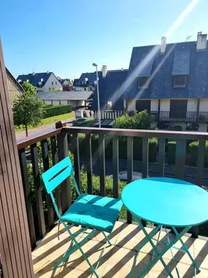 Balcon ou terrasse dans l'établissement Studio à côté de la thalasso