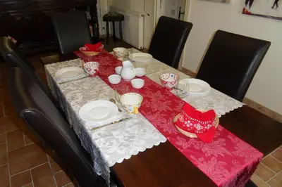 Coin salon dans l'établissement Chambres et table d'hôtes du Vieil Hêtre