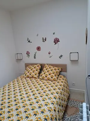 Un ou plusieurs lits dans un hébergement de l'établissement appartement centre ville
