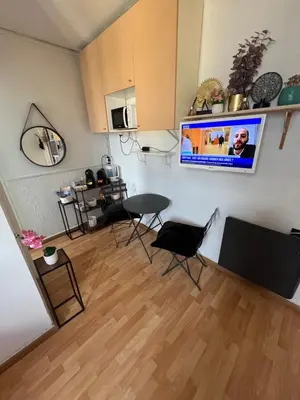 Cuisine ou kitchenette dans l'établissement Pause détente à Cabourg